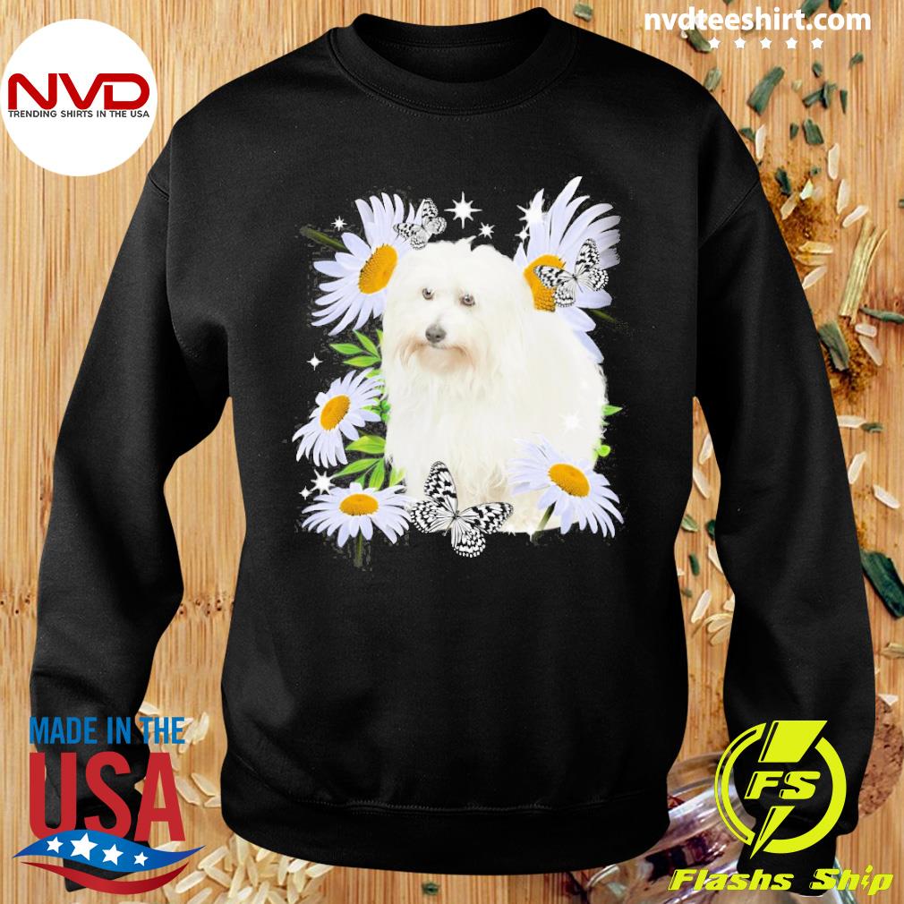 上品なスタイル Dog Paw Print Coton De Tulear Mom Tシャツ ブラック