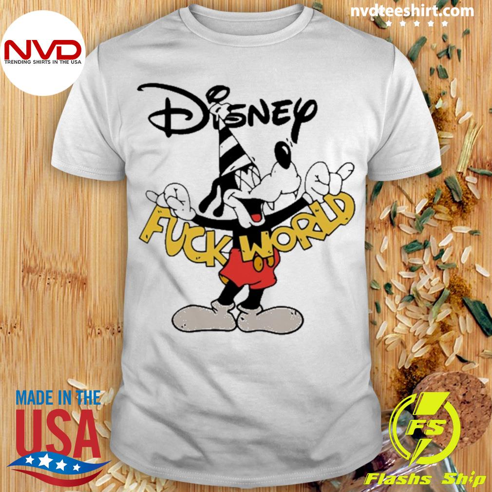 Disney Fuck World Pluto Shirt - NVDTeeshirt