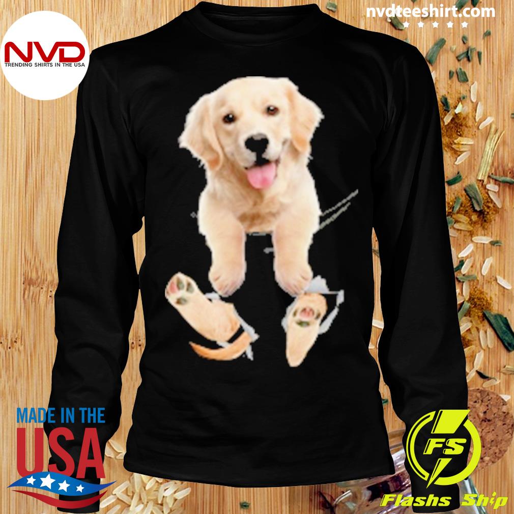 Golden retriever 2024 pocket t shirt