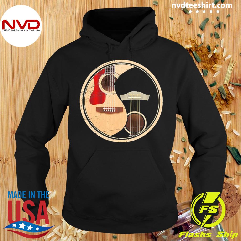 yin yang guitar t shirt