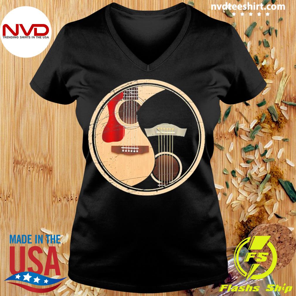 yin yang guitar t shirt