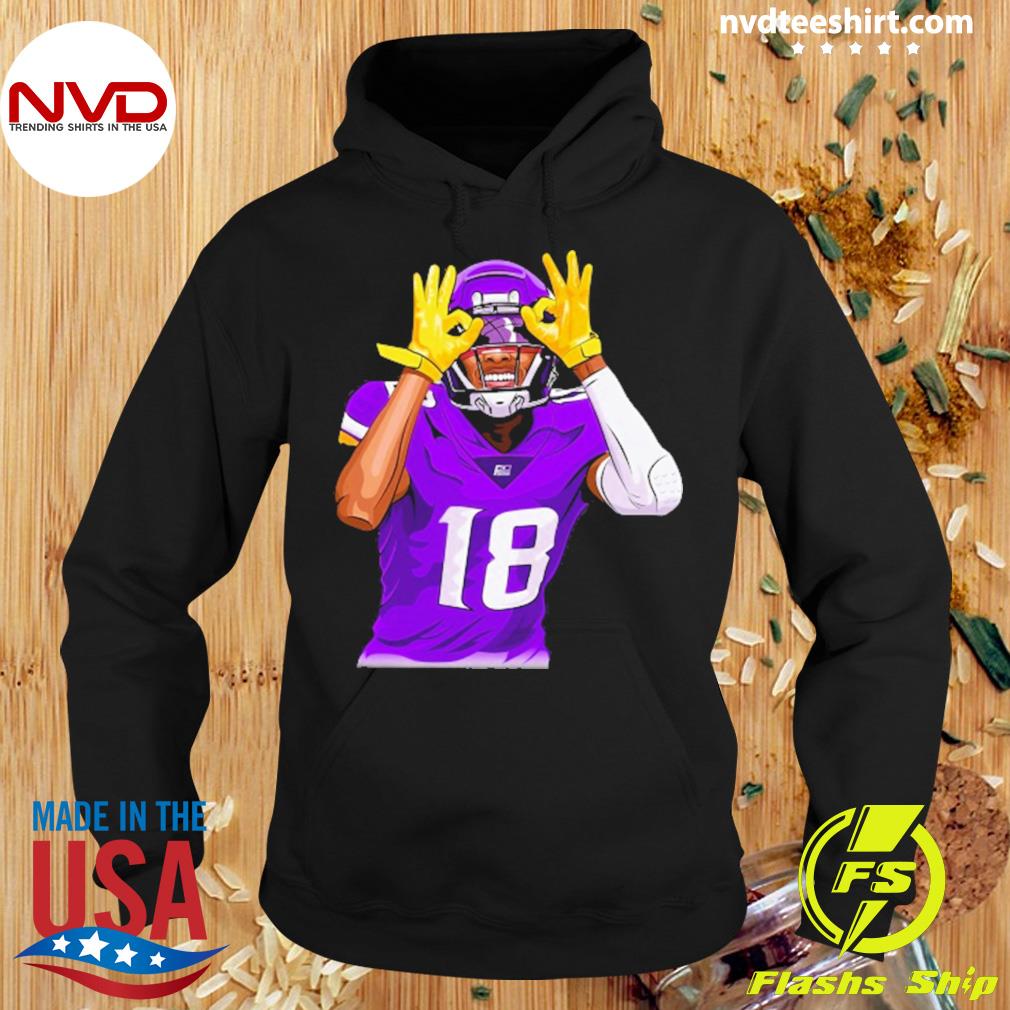 Justin Jefferson Minnesota Vikings football funny draw shirt, hoodie,  sweater, long sleeve and tank top