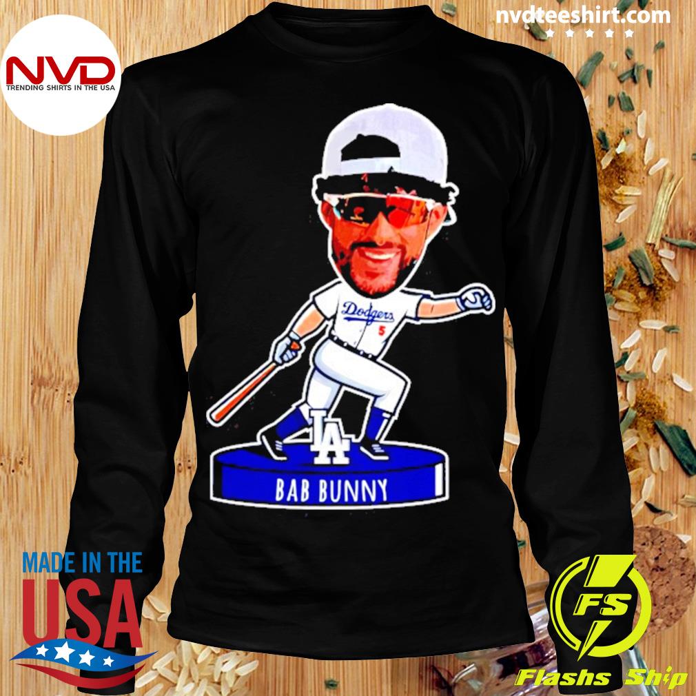 La Los Angeles Dodgers Bad Bunny Dodgers Meme Retro Art Unisex T-Shirt