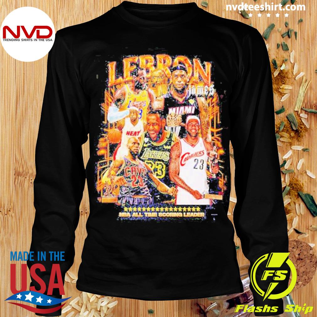 LeBron James Miami Heat NBA Slam Cover Tee Shirt - Limotees