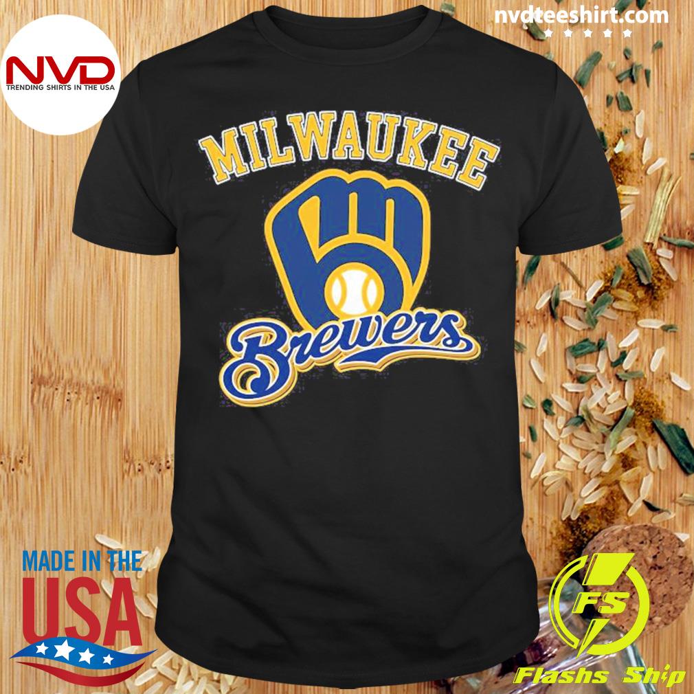 Ann Arbor Tees Milwaukee, Wi City Skyline - Milwaukee Brewers Summerfest Pride T-Shirt