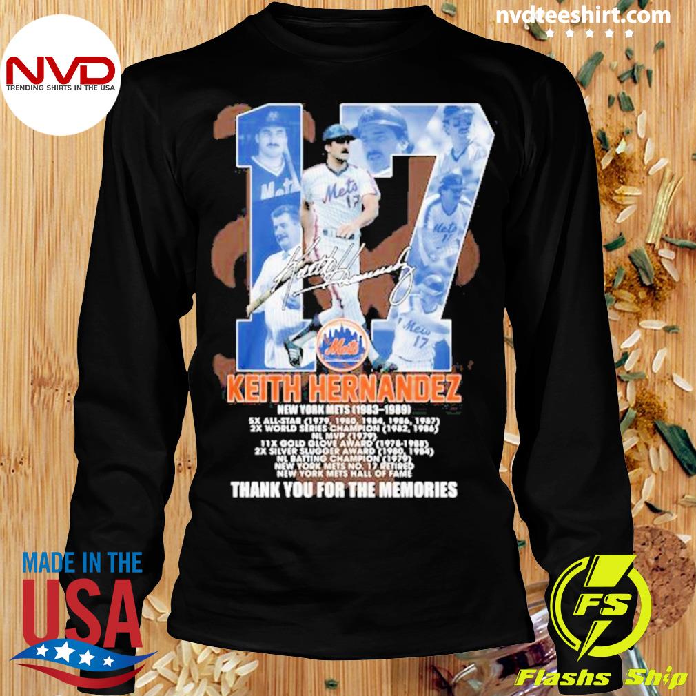 17 Keith hernandez new york mets thank you for the memories shirt, hoodie,  sweater and long sleeve