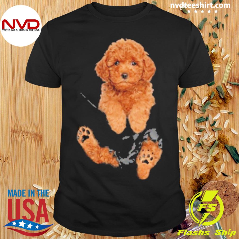 poodle in pocket t shirt