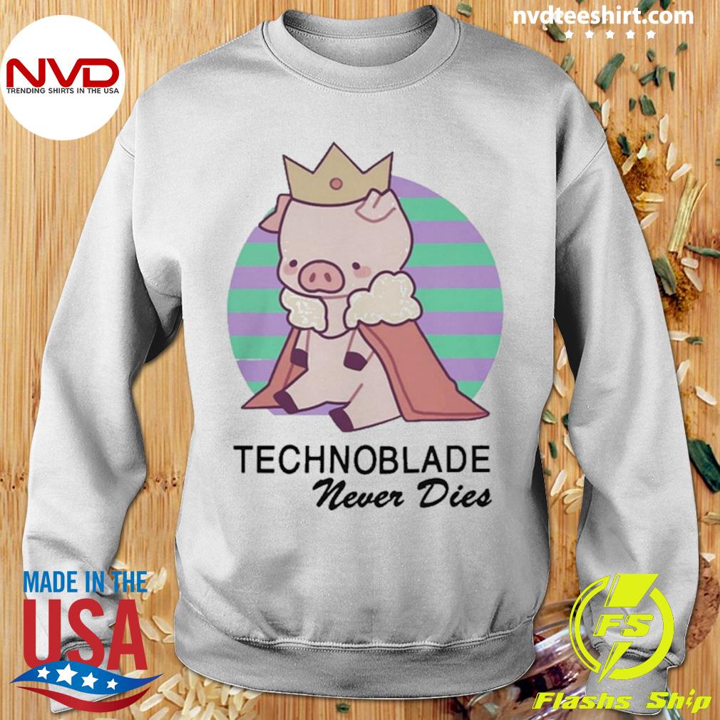 Retro Style Technoblade Never Dies T-Shirt - T-shirts Low Price