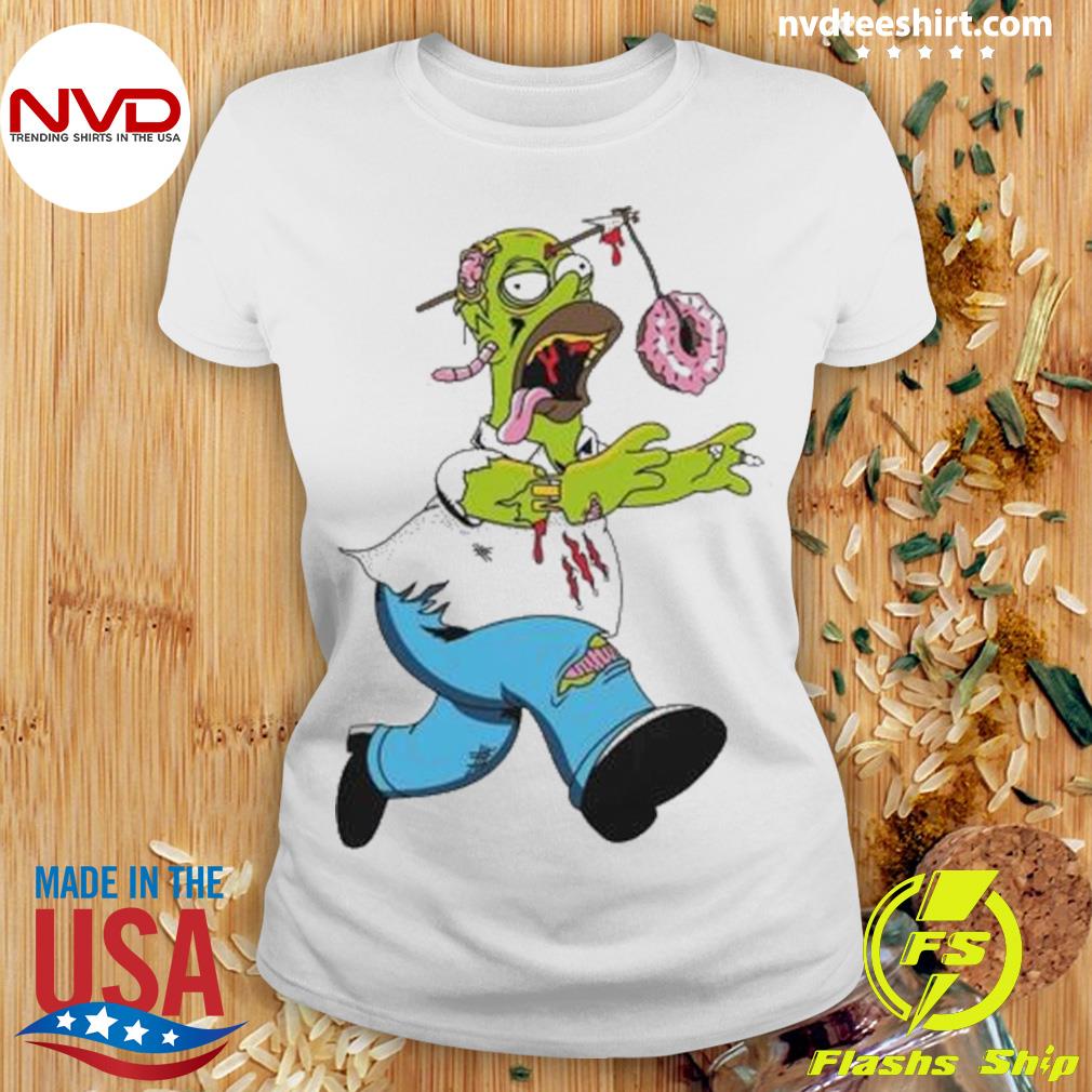レディースファッション The Simpsons Treehouse of Horror r Donut Head Halloween Premium T-Shirt Amazon.com: The Simpsons Treehouse of Horror Homer Donut