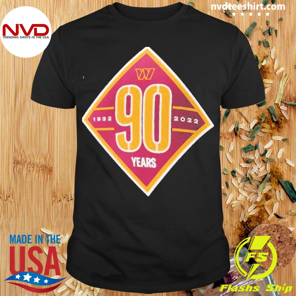 Washington Commanders 90th Anniversary T-Shirt, hoodie, sweater, long  sleeve and tank top