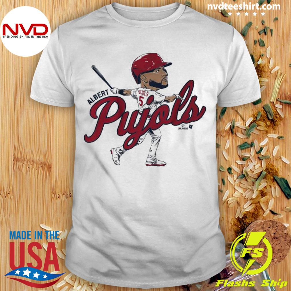 Albert Pujols St. Louis Cardinals caricature 2022 T-shirt, hoodie, sweater,  long sleeve and tank top