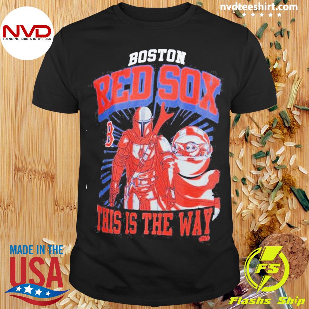 Boston Red Sox Navy Star Wars This Is The Way 2022 Shirt - NVDTeeshirt
