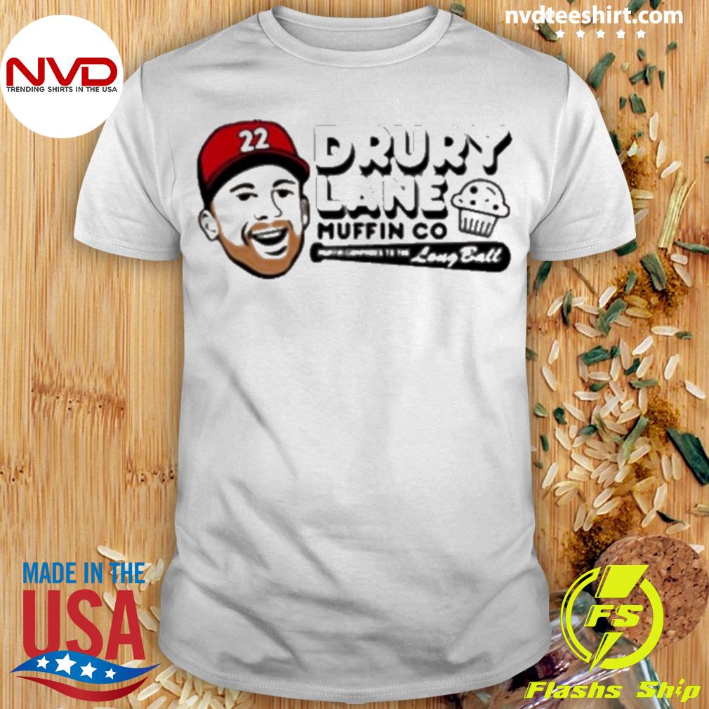 Cincy Shirts - Do you know the muffin man? Who lives on Drury Lane? ⚾  Get your own official Brandon Drury Drury Lane Muffin Co. tee from  cincyshirts.com now!