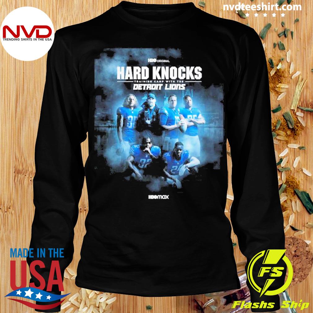 Hard Knock Detroit Lions Crew T Shirts - Hectee