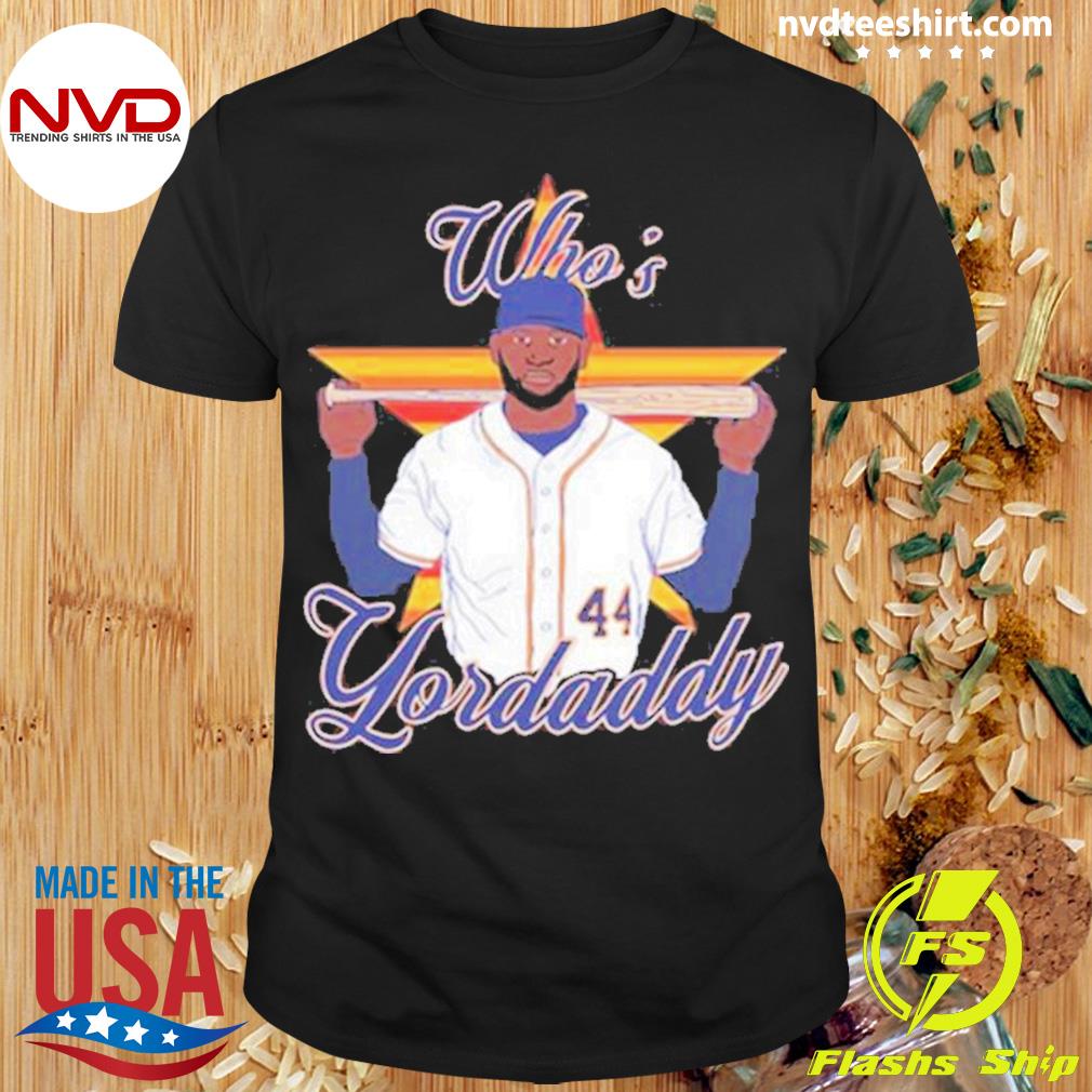 PC Who's Yordaddy T-Shirt Yordan Alvarez Baseball Shirt Women's
