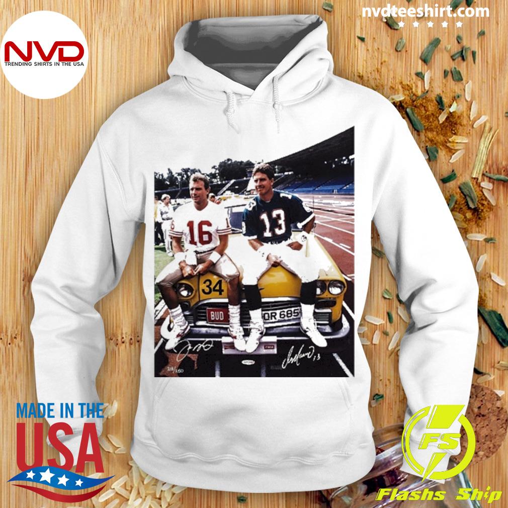 Official joe Montana and dan marino signed T-shirt, hoodie, sweater, long  sleeve and tank top