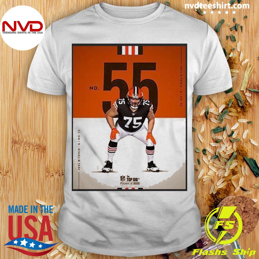 Official cleveland Brownie Stiff Arm T-shirt - NVDTeeshirt