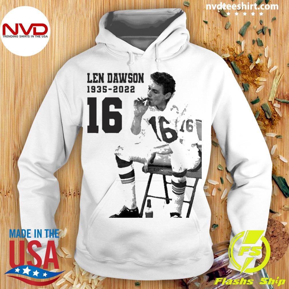 Len Dawson Kansas City Chiefs smoking signature shirt, hoodie, sweater,  long sleeve and tank top