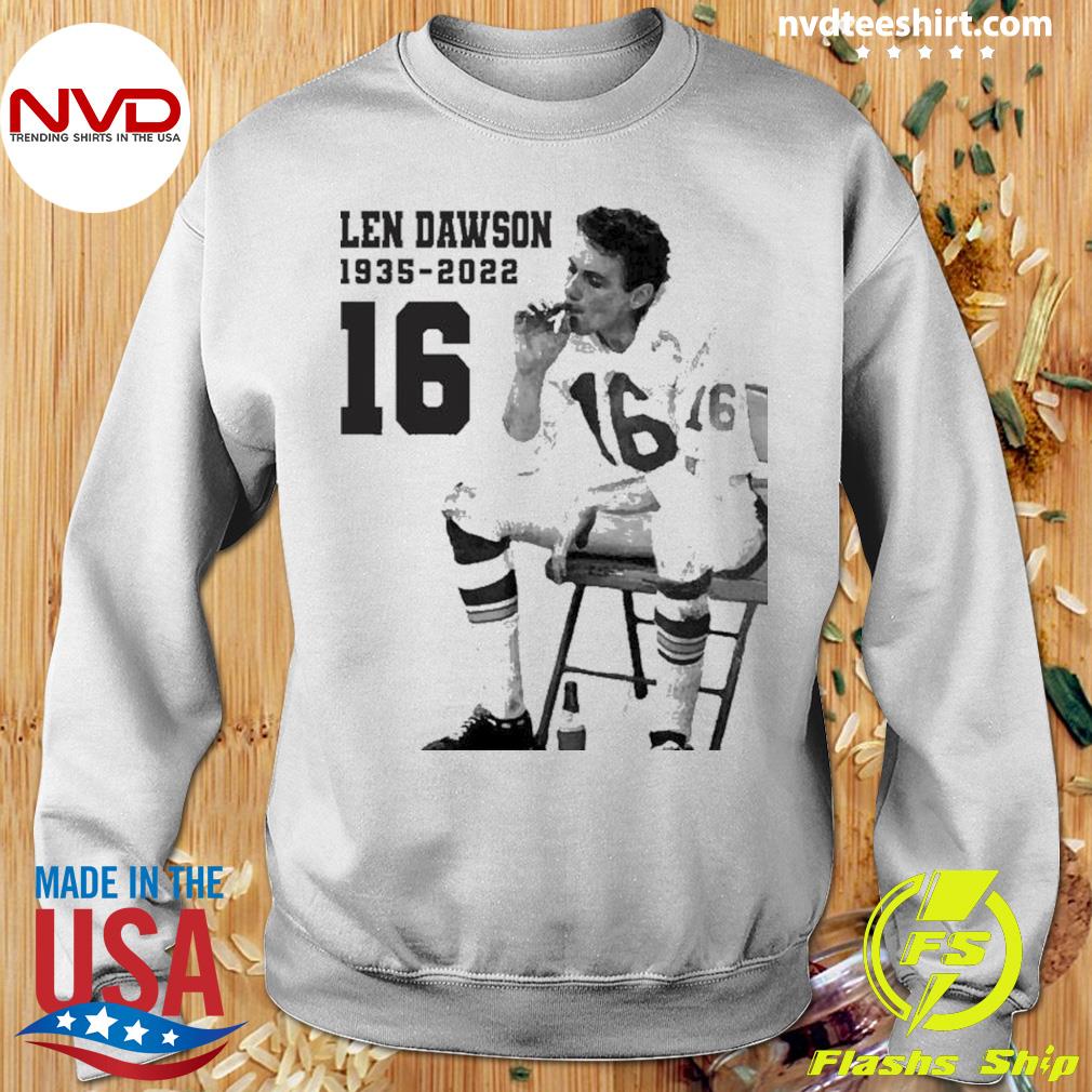 Len dawson smoking shirt, hoodie, sweater, long sleeve and tank top