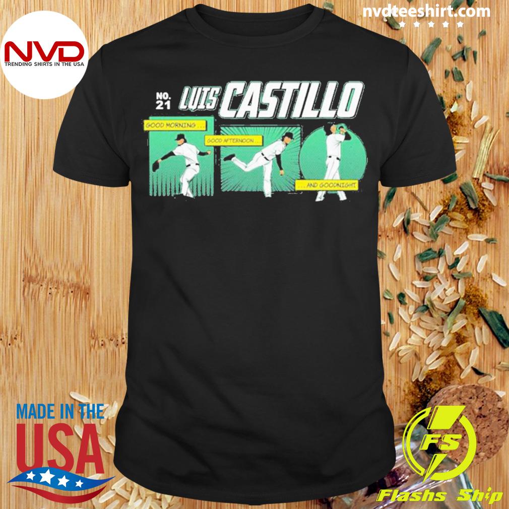 The First Dreamer Store Luis Castillo Good Morning, Good Afternoon, And  Goodnight Shirt - Limotees