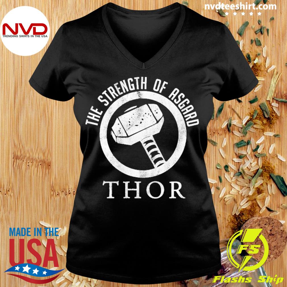 Marvel Thor Strength Of Asgard Graphic Shirt - NVDTeeshirt
