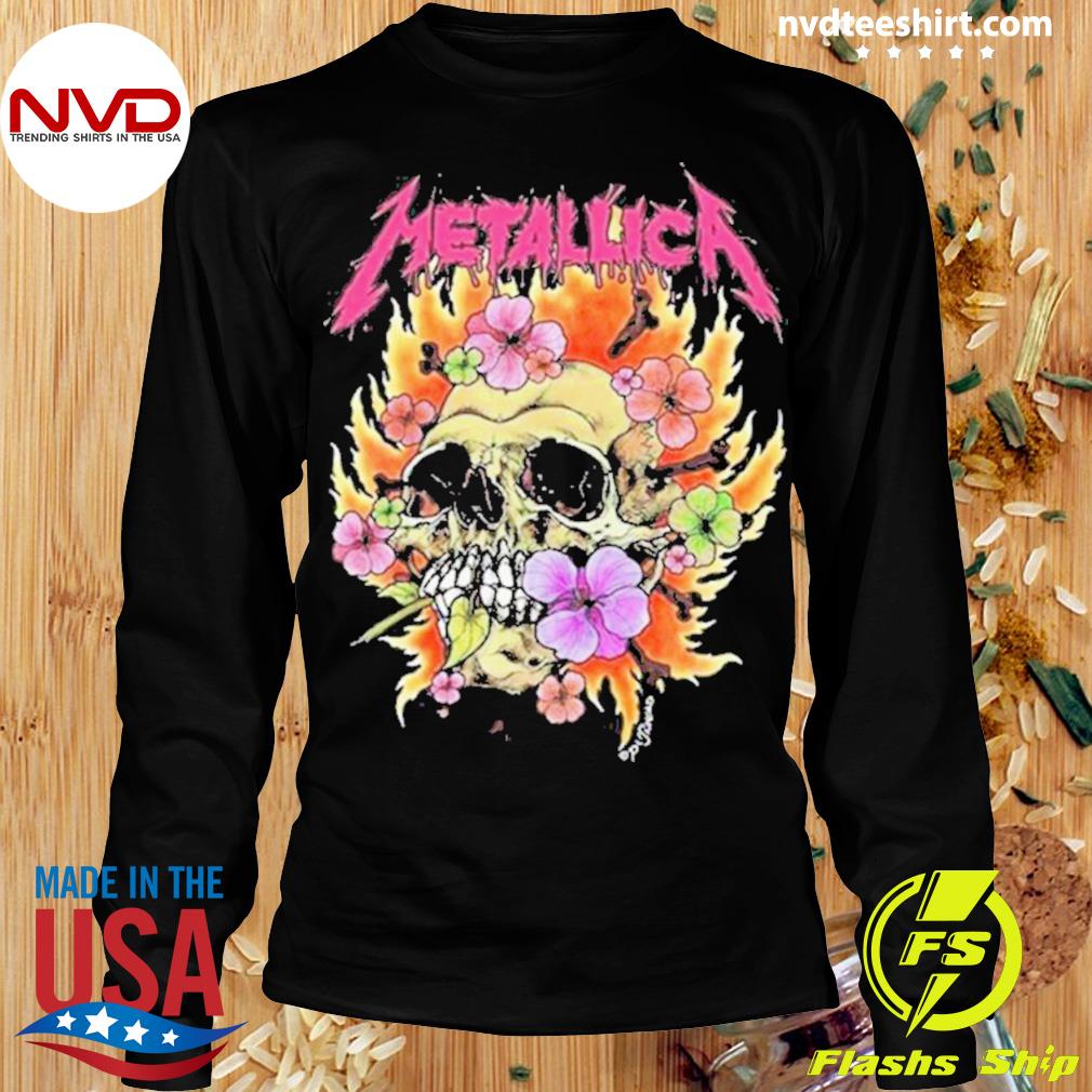 Skull Metallica Baltimore Ravens Shirt - High-Quality Printed Brand