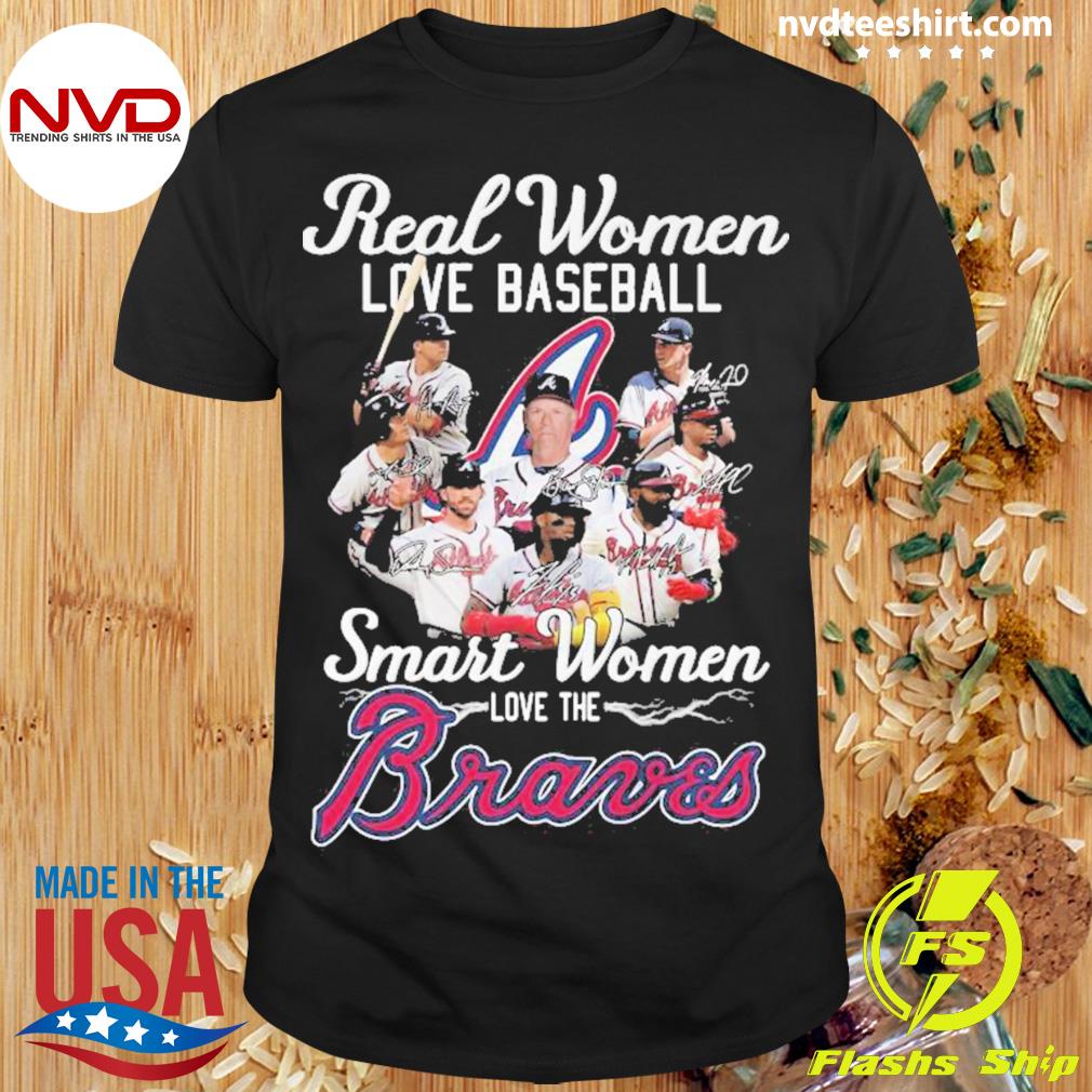 Real Women Love Baseball Smart Women Love The Red Sox T Shirt - Growkoc