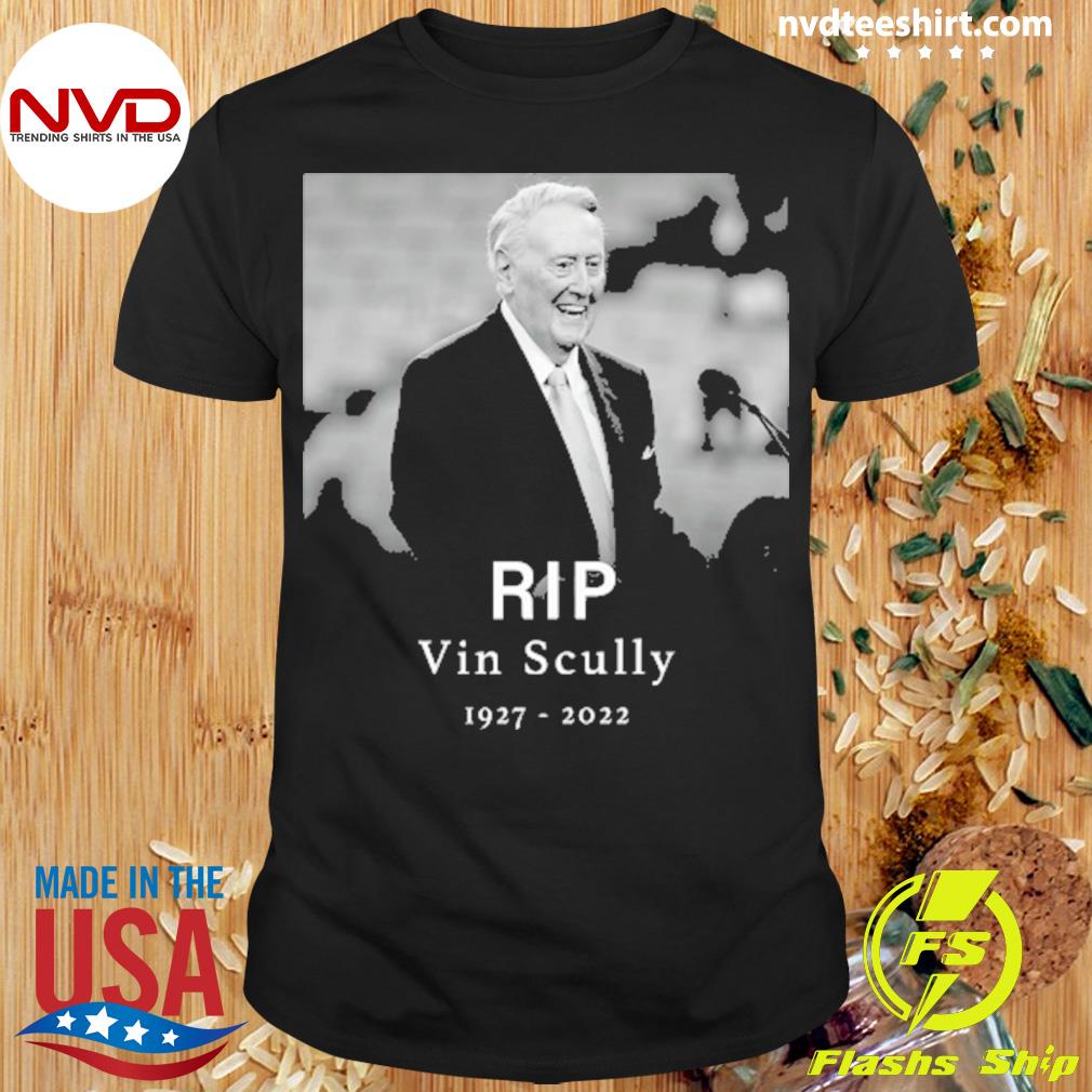 Vin Scully 1927-2022 Thank You For The Memories T-Shirt - Jolly Family Gifts