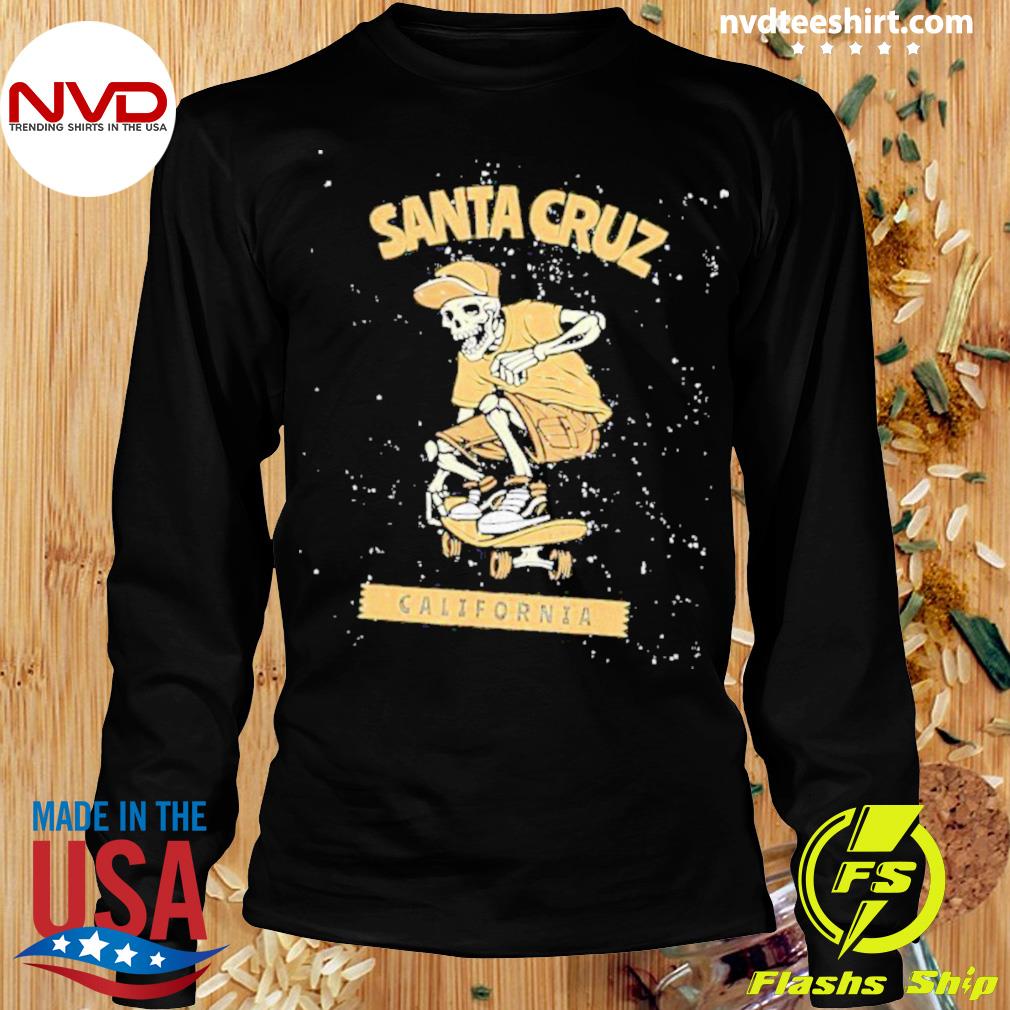 Skeleton Santa Cruz California Shirt NVDTeeshirt