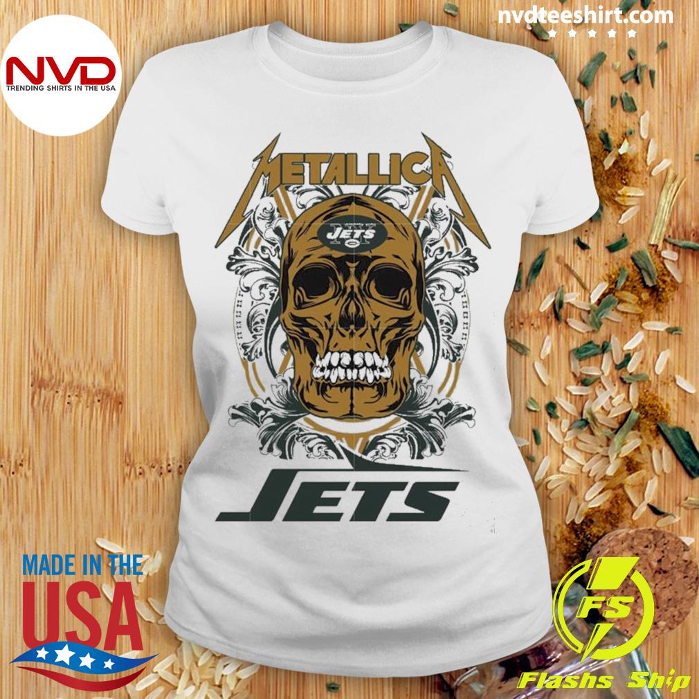 Official Metallica New York Jets Shirt, hoodie, sweater, long