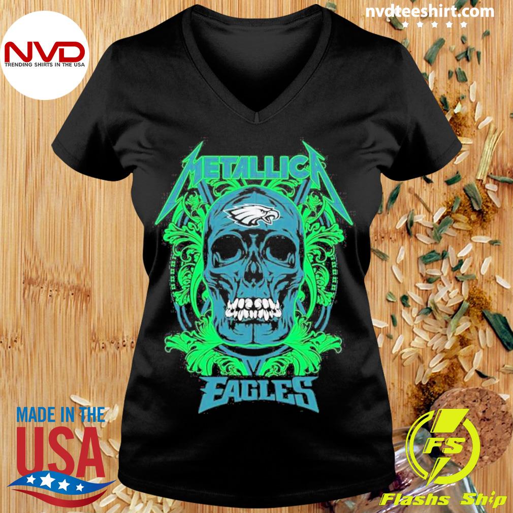 Skull Metallica Detroit Lions Shirt - High-Quality Printed Brand