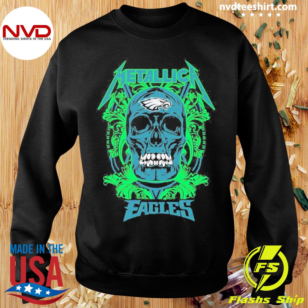 Slayer Skull Philadelphia Eagles Shirt - High-Quality Printed Brand