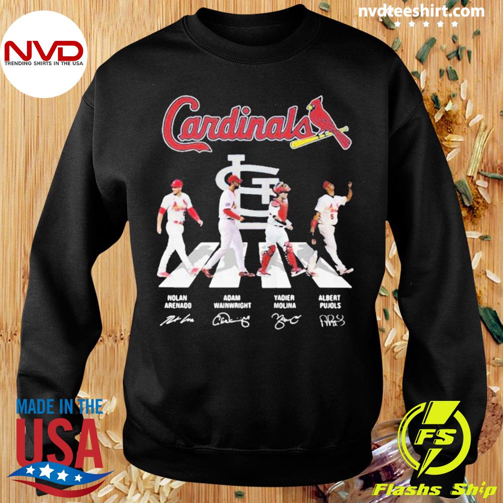 The Final Ride Adam Wainwright Albert Pujols And Yadier Molina St Louis  Cardinals Shirt, hoodie, sweater, long sleeve and tank top