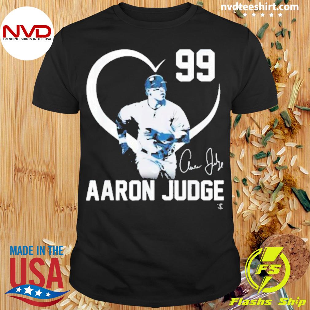 Aaron Judge Player Heart Signature 2022 Shirt