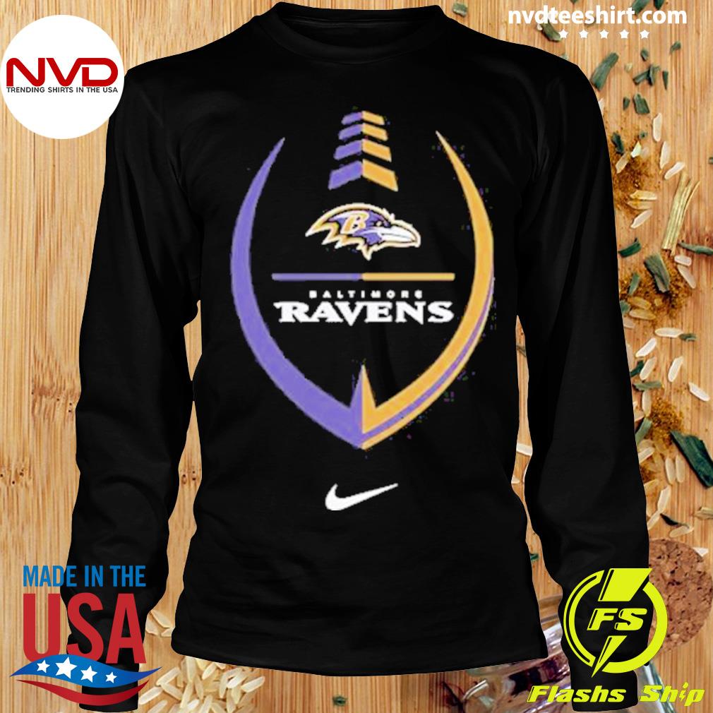 Youth Nike Brown Baltimore Ravens 2023 Salute to Service Legend T-Shirt Size: Medium