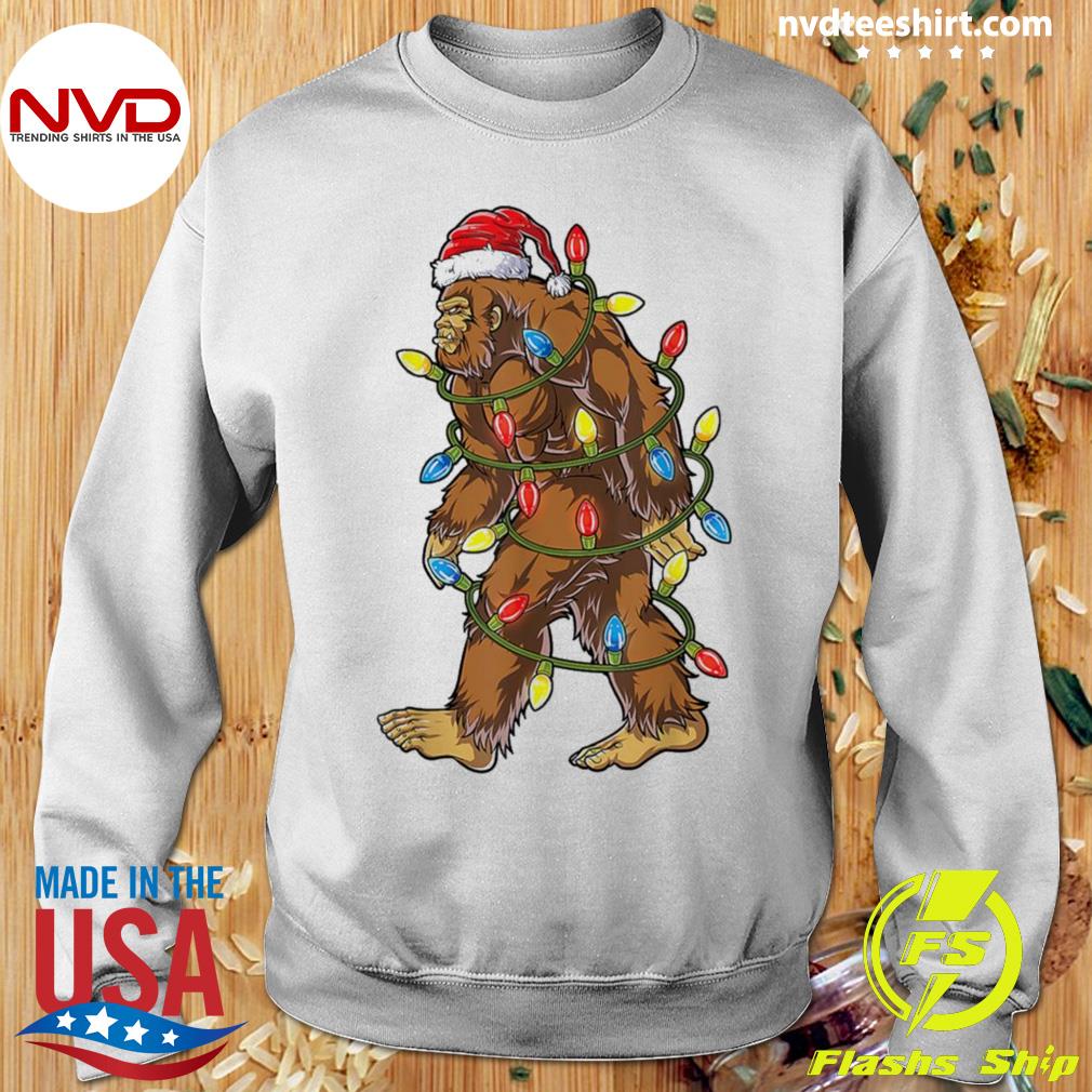 sasquatch christmas shirt