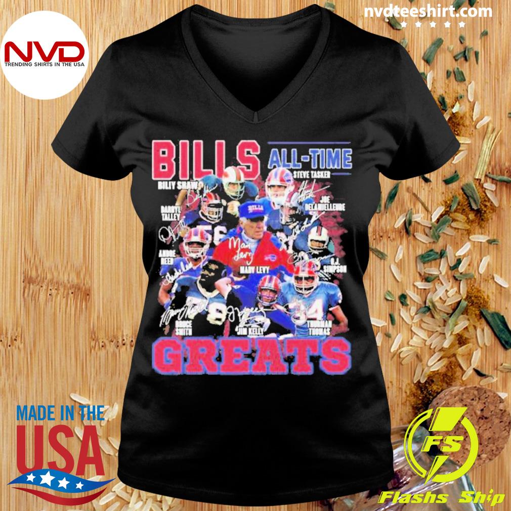 Buffalo Bills Members All-Time Greats New Version T-Shirt - TeeNavi