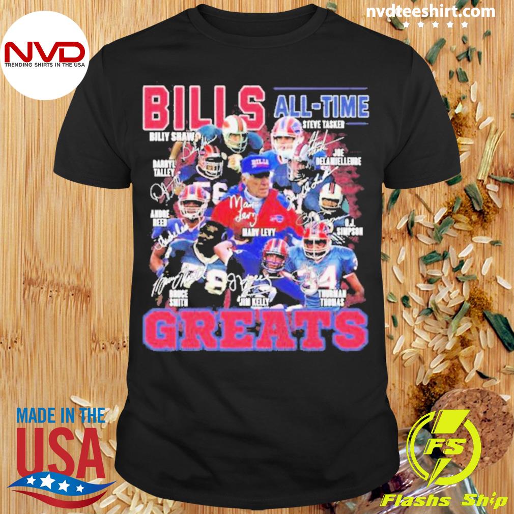 Buffalo Bills Members All-Time Greats T-Shirt - TeeNavi