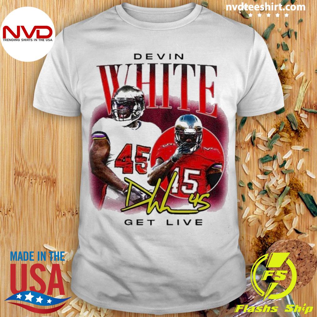 Devin White get live signature unisex T shirt