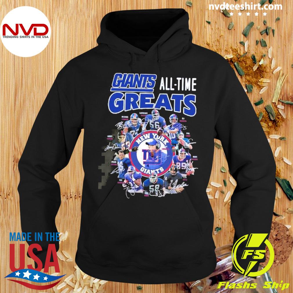 New York Giants Members All-Time Greats T-Shirt - TeeNavi