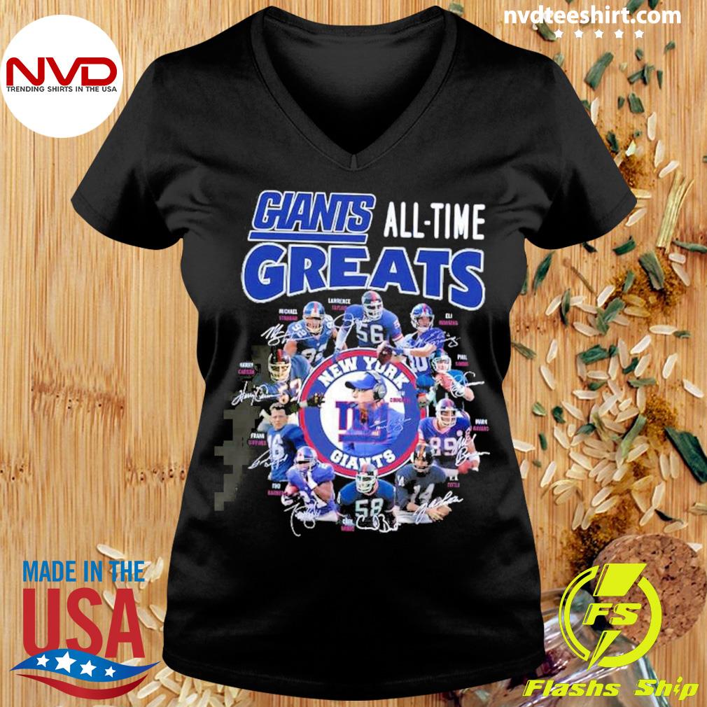 New York Giants Members All-Time Greats T-Shirt - TeeNavi