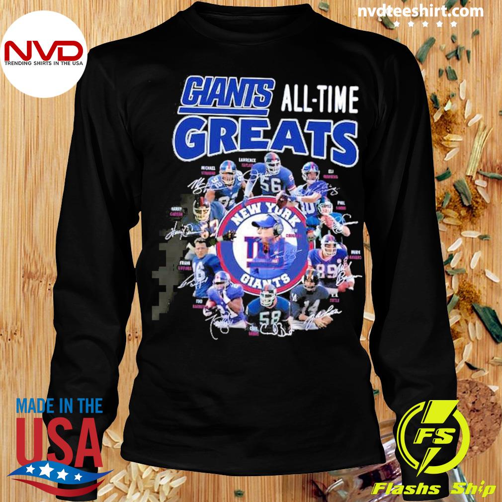 New York Giants Members All-Time Greats T-Shirt TeeNavi, 51% OFF