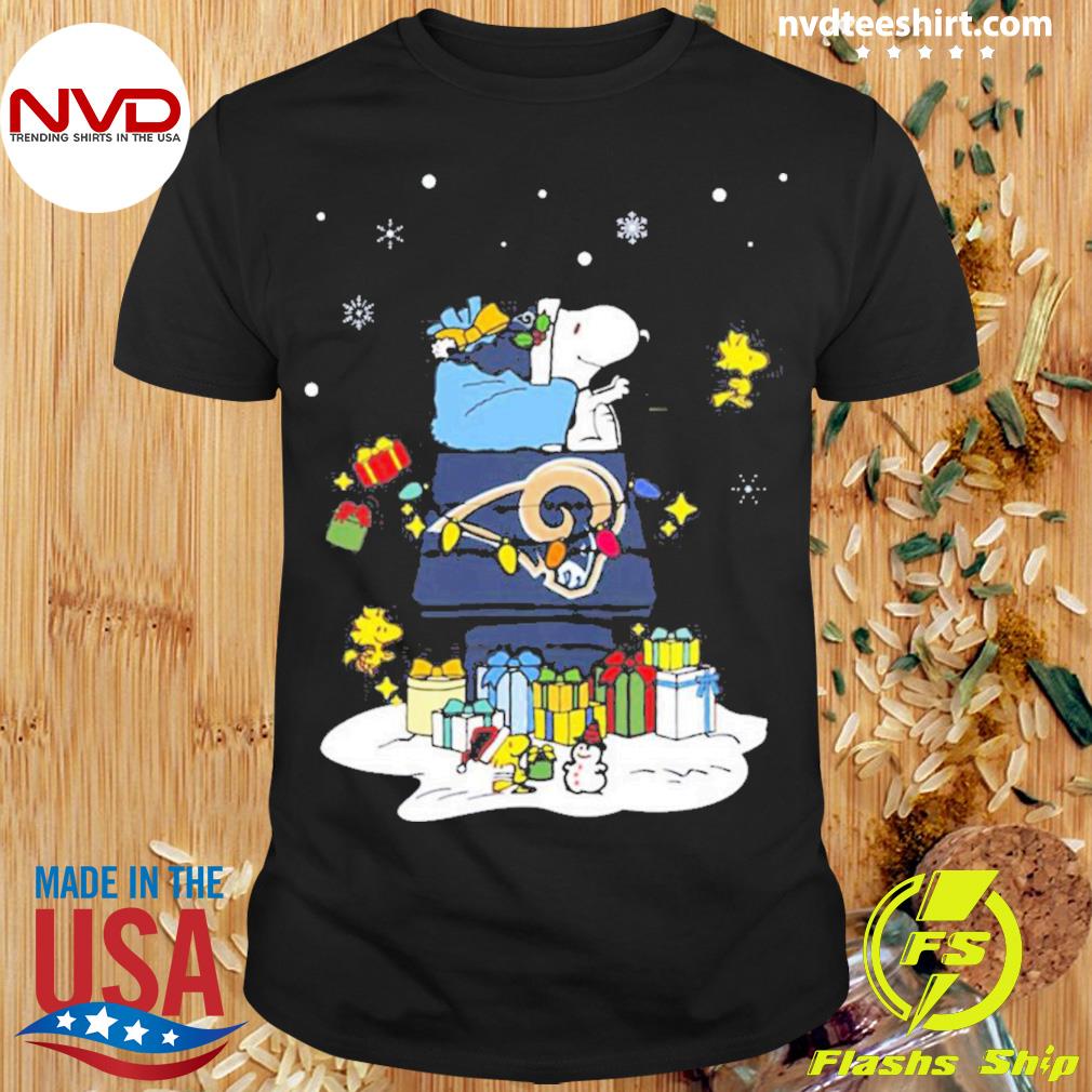 Snoopy Los Angeles Rams Christmas Shirt