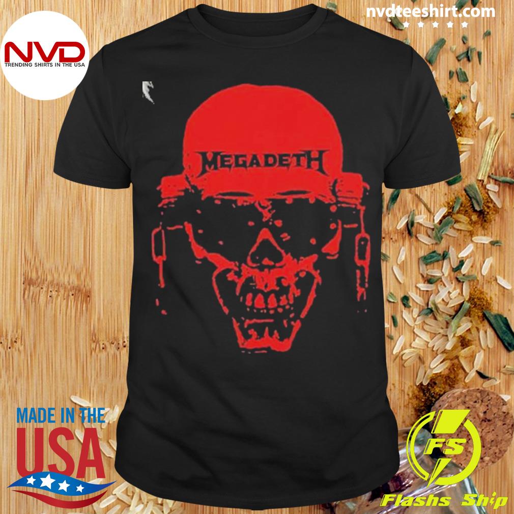 Megadeth Vic Hi-Contrast Red Trending Shirt