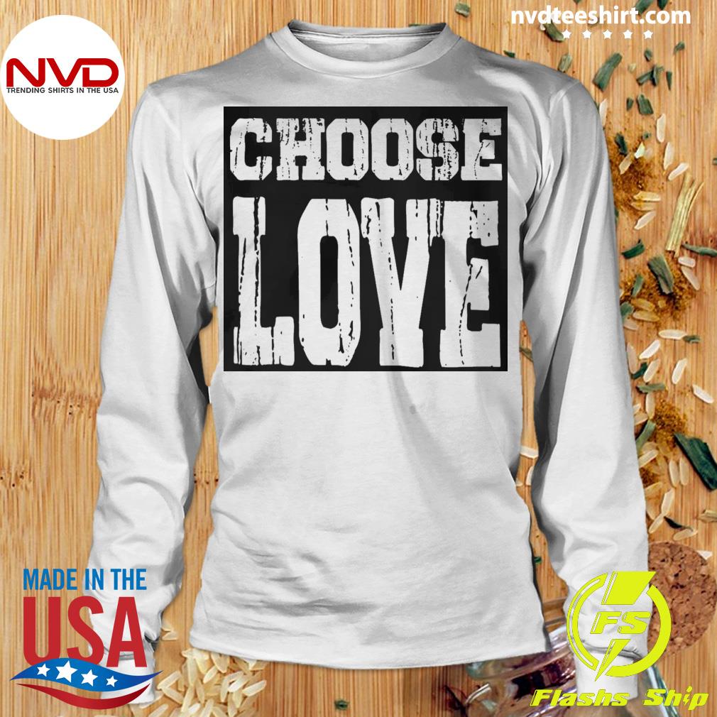 Get Buffalo Bills Choose Love NFL shirt For Free Shipping • Custom Xmas Gift