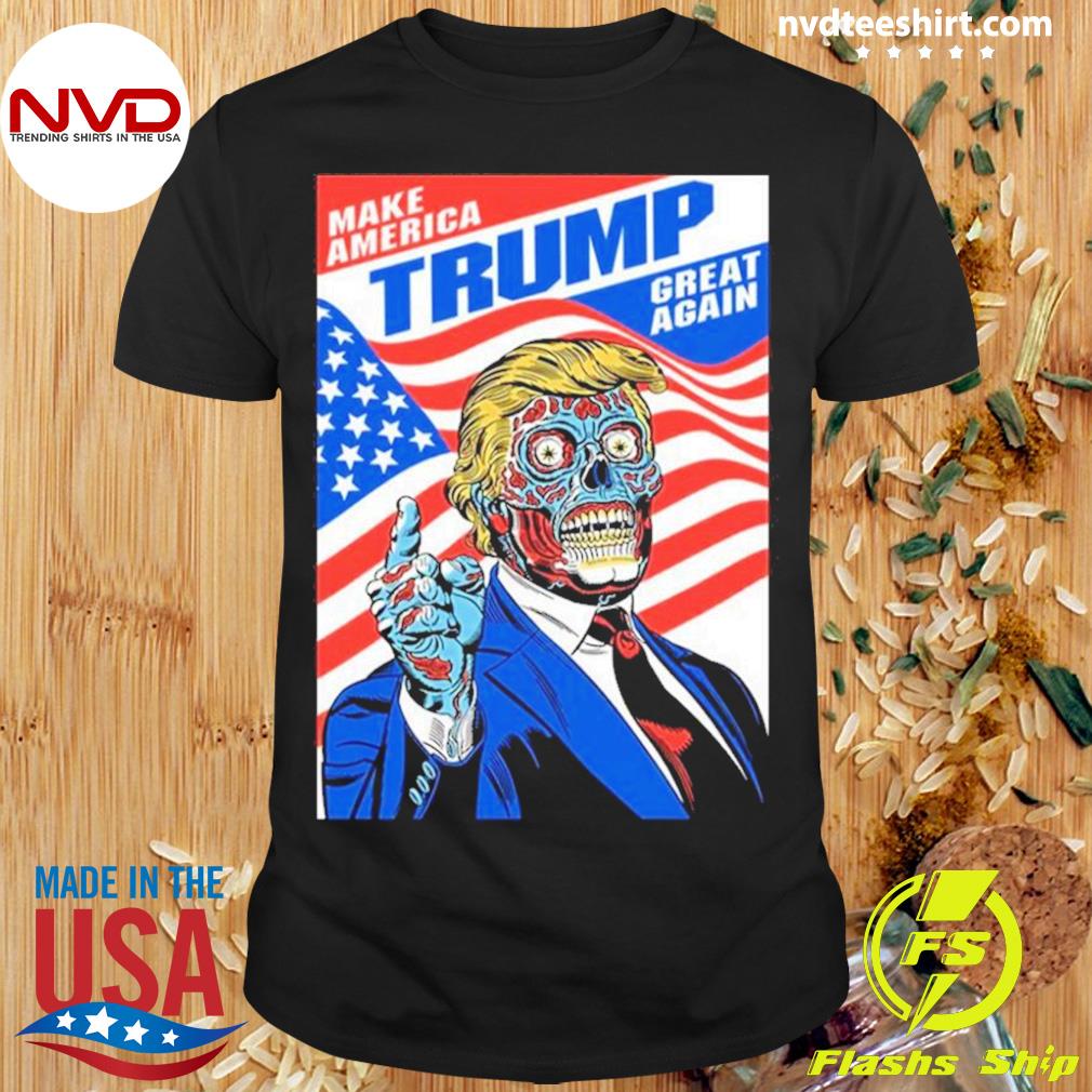 Nice trump Zombie Sublimation Halloween T-shirt