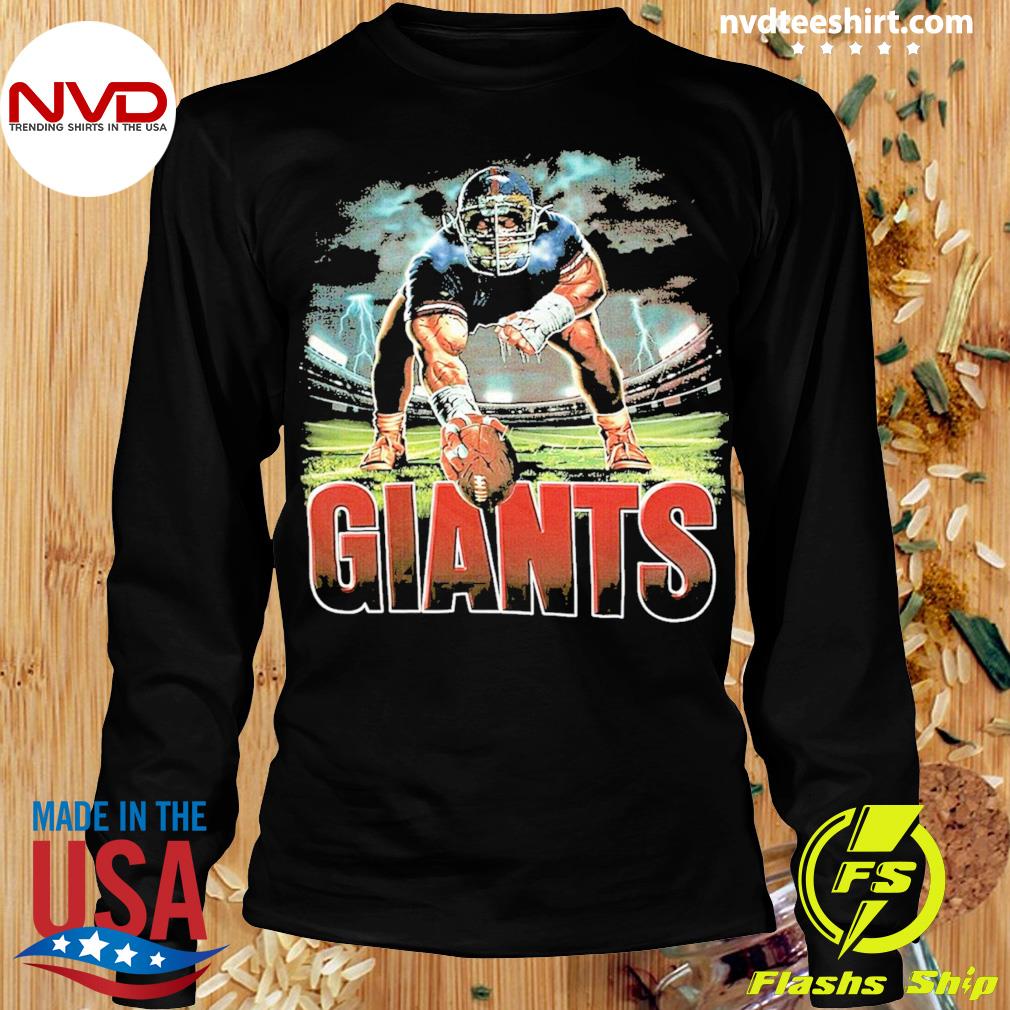 VINTAGE RHINESTONED NY GIANTS TSHIRT