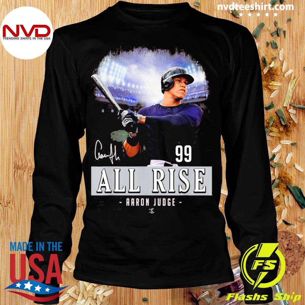 Official aaron judge risen new york baseball T-shirts, hoodie, tank top,  sweater and long sleeve t-shirt