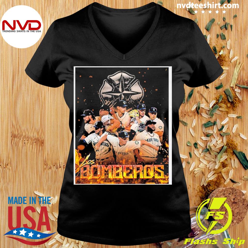 Seattle Mariners Los Bomberos Baseball Team Shirt - NVDTeeshirt