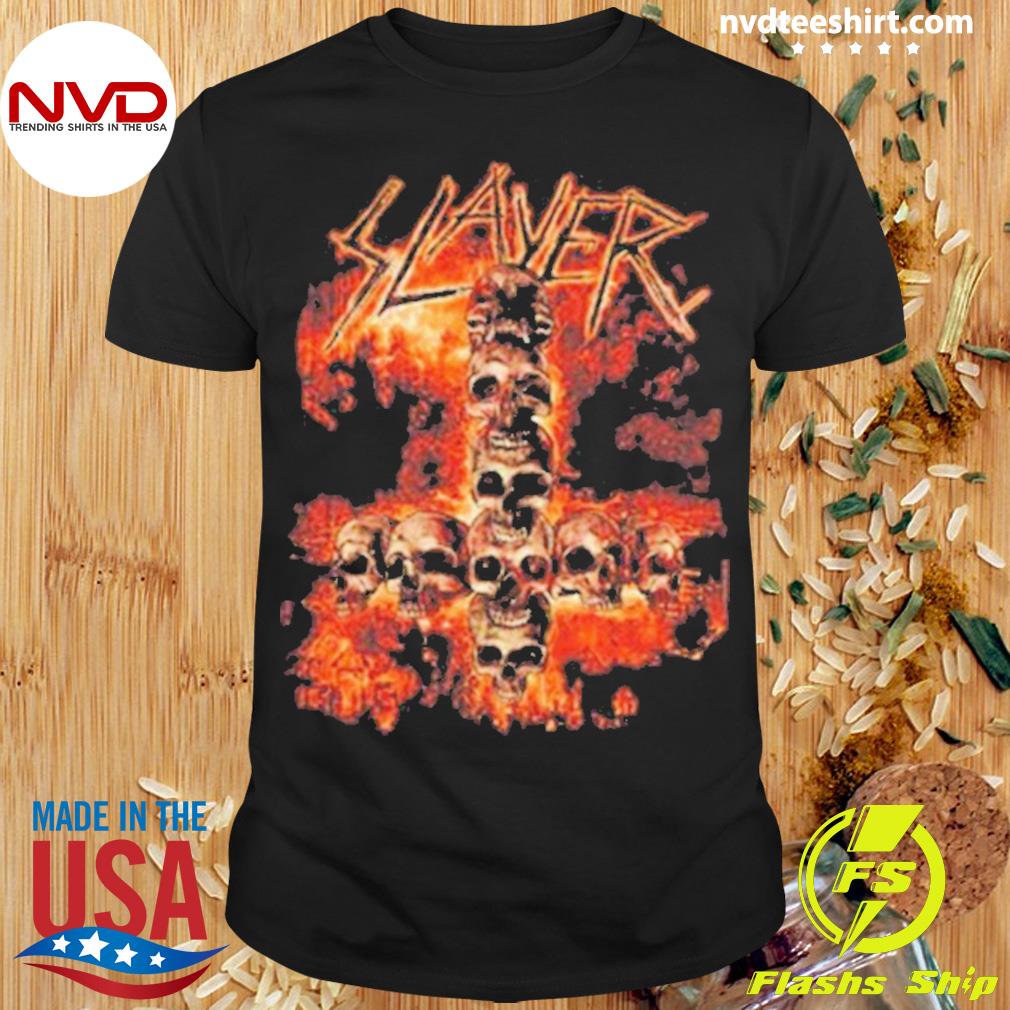 Slayer Skull Cross Muscle 2022 Shirt NVDTeeshirt